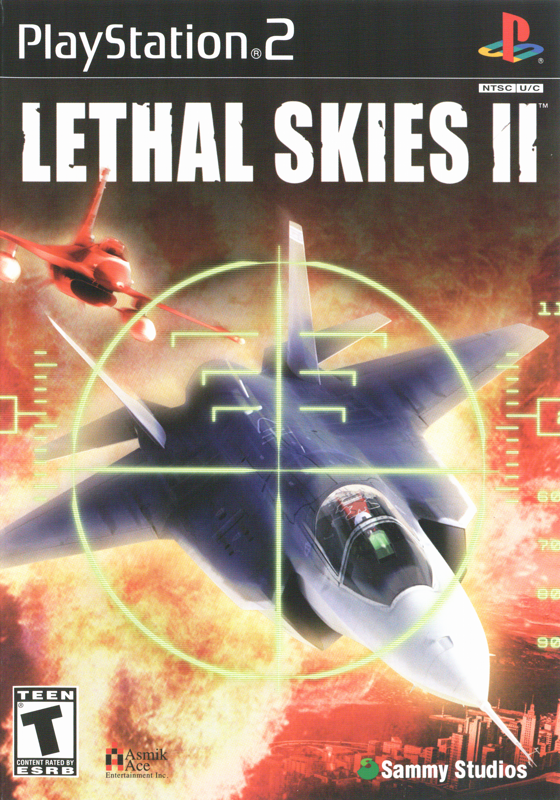 Lethal Skies II box art for Playstation 2